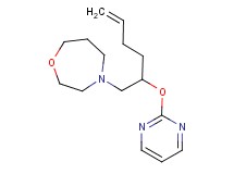 4-[2-(pyrimidin-2-yloxy)hex-5-en-1-yl]-1,4-oxazepane