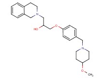 1-(3,4-dihydro-2(1H)-isoquinolinyl)-3-{4-[(4-methoxy-1-piperidinyl)methyl]phenoxy}-2-propanol