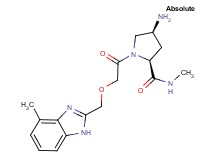 (4S)-4-amino-N-methyl-1-{[(4-methyl-1H-benzimidazol-2-yl)methoxy]acetyl}-L-prolinamide