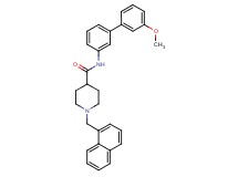 N-(3'-methoxy-3-biphenylyl)-1-(1-naphthylmethyl)-4-piperidinecarboxamide