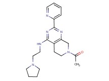 7-acetyl-2-pyridin-2-yl-N-(2-pyrrolidin-1-ylethyl)-5,6,7,8-tetrahydropyrido[3,4-d]pyrimidin-4-amine