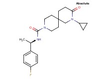 2-cyclopropyl-N-[(1R)-1-(4-fluorophenyl)ethyl]-3-oxo-2,9-diazaspiro[5.5]undecane-9-carboxamide