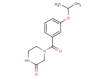 4-(3-isopropoxybenzoyl)-2-piperazinone