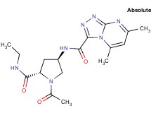 N-{(3R,5S)-1-acetyl-5-[(ethylamino)carbonyl]pyrrolidin-3-yl}-5,7-dimethyl[1,2,4]triazolo[4,3-a]pyrimidine-3-carboxamide