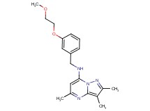 N-[3-(2-methoxyethoxy)benzyl]-2,3,5-trimethylpyrazolo[1,5-a]pyrimidin-7-amine