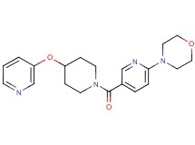 4-(5-{[4-(pyridin-3-yloxy)piperidin-1-yl]carbonyl}pyridin-2-yl)morpholine