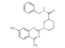 N-benzyl-1-(4,7-dimethyl-2-quinazolinyl)-3-piperidinecarboxamide