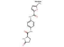 (2R)-N-{4-[(5-methyl-2-furoyl)amino]phenyl}-5-oxopyrrolidine-2-carboxamide