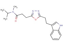 3-{5-[2-(1H-indol-3-yl)ethyl]-1,3,4-oxadiazol-2-yl}-N-isopropyl-N-methylpropanamide