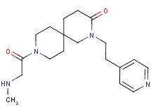 9-(N-methylglycyl)-2-[2-(4-pyridinyl)ethyl]-2,9-diazaspiro[5.5]undecan-3-one dihydrochloride