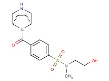 4-[rel-(1R,5S)-3,8-diazabicyclo[3.2.1]oct-8-ylcarbonyl]-N-(2-hydroxyethyl)-N-methylbenzenesulfonamide hydrochloride
