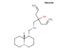4-({[(1S,9aR)-octahydro-2H-quinolizin-1-ylmethyl]amino}methyl)hepta-1,6-dien-4-ol