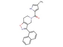 5-[(4-methyl-1H-pyrrol-2-yl)carbonyl]-3-(1-naphthyl)-4,5,6,7-tetrahydroisoxazolo[4,5-c]pyridine