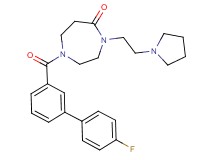 1-[(4'-fluoro-3-biphenylyl)carbonyl]-4-[2-(1-pyrrolidinyl)ethyl]-1,4-diazepan-5-one