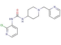 N-(2-chloropyridin-3-yl)-N'-[1-(pyridin-2-ylmethyl)piperidin-4-yl]urea