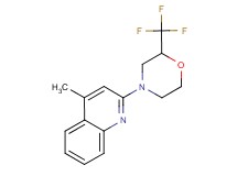 4-methyl-2-[2-(trifluoromethyl)morpholin-4-yl]quinoline