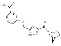 1-[3-({3-[(1S*,4S*)-2-azabicyclo[2.2.1]hept-2-ylcarbonyl]-1H-pyrazol-5-yl}methoxy)phenyl]ethanone