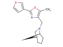 (1R*,5S*)-6-{[2-(3-furyl)-5-methyl-1,3-oxazol-4-yl]methyl}-6-azabicyclo[3.2.1]octane