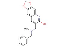 7-{[benzyl(methyl)amino]methyl}[1,3]dioxolo[4,5-g]quinolin-6-ol