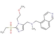 1-[2-(ethylsulfonyl)-1-(2-methoxyethyl)-1H-imidazol-5-yl]-N-(5-isoquinolinylmethyl)-N-methylmethanamine