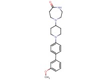 1-[1-(3'-methoxy-4-biphenylyl)-4-piperidinyl]-1,4-diazepan-5-one