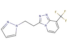 3-[2-(1H-pyrazol-1-yl)ethyl]-8-(trifluoromethyl)[1,2,4]triazolo[4,3-a]pyridine