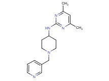 4,6-dimethyl-N-[1-(3-pyridinylmethyl)-4-piperidinyl]-2-pyrimidinamine