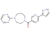 1-{[6-(1H-pyrazol-3-yl)pyridin-3-yl]carbonyl}-4-pyrimidin-2-yl-1,4-diazepane