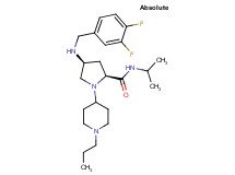 (4S)-4-[(3,4-difluorobenzyl)amino]-N-isopropyl-1-(1-propyl-4-piperidinyl)-L-prolinamide