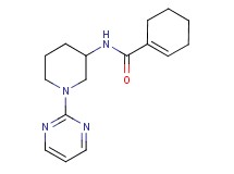 N-[1-(2-pyrimidinyl)-3-piperidinyl]-1-cyclohexene-1-carboxamide