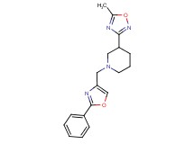 3-(5-methyl-1,2,4-oxadiazol-3-yl)-1-[(2-phenyl-1,3-oxazol-4-yl)methyl]piperidine