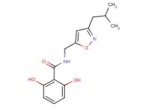 2,6-dihydroxy-N-[(3-isobutylisoxazol-5-yl)methyl]benzamide