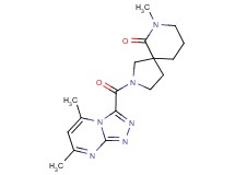 2-[(5,7-dimethyl[1,2,4]triazolo[4,3-a]pyrimidin-3-yl)carbonyl]-7-methyl-2,7-diazaspiro[4.5]decan-6-one