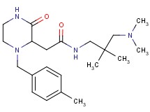 N-[3-(dimethylamino)-2,2-dimethylpropyl]-2-[1-(4-methylbenzyl)-3-oxo-2-piperazinyl]acetamide