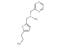 N-methyl-1-(5-propyl-2-furyl)-N-(pyrazin-2-ylmethyl)methanamine