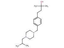 4-{4-[(4-isobutyl-1-piperazinyl)methyl]phenyl}-2-methyl-2-butanol