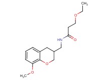 3-ethoxy-N-[(8-methoxy-3,4-dihydro-2H-chromen-3-yl)methyl]propanamide
