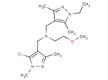 N-[(5-chloro-1,3-dimethyl-1H-pyrazol-4-yl)methyl]-N-[(1-ethyl-3,5-dimethyl-1H-pyrazol-4-yl)methyl]-2-methoxyethanamine