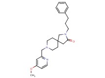 8-[(4-methoxypyridin-2-yl)methyl]-2-(3-phenylpropyl)-2,8-diazaspiro[4.5]decan-3-one