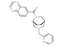 6-{[(1S*,5R*)-3-(pyridin-2-ylmethyl)-3,6-diazabicyclo[3.2.2]non-6-yl]carbonyl}quinoxaline