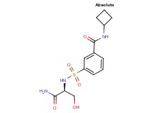 3-({[(1S)-2-amino-1-(hydroxymethyl)-2-oxoethyl]amino}sulfonyl)-N-cyclobutylbenzamide