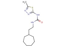 N-(2-cycloheptylethyl)-N'-(5-methyl-1,3,4-thiadiazol-2-yl)urea