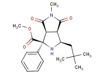 methyl (1S*,3R*,3aR*,6aS*)-3-(2,2-dimethylpropyl)-5-methyl-4,6-dioxo-1-phenyloctahydropyrrolo[3,4-c]pyrrole-1-carboxylate