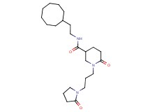 N-(2-cyclooctylethyl)-6-oxo-1-[3-(2-oxo-1-pyrrolidinyl)propyl]-3-piperidinecarboxamide