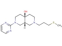 (4aR*,8aR*)-2-[3-(methylthio)propyl]-7-pyrimidin-2-yloctahydro-2,7-naphthyridin-4a(2H)-ol