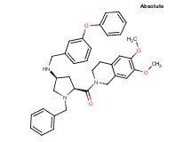 (3S,5S)-1-benzyl-5-[(6,7-dimethoxy-3,4-dihydro-2(1H)-isoquinolinyl)carbonyl]-N-(3-phenoxybenzyl)-3-pyrrolidinamine