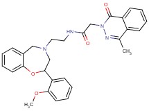 N-{2-[2-(2-methoxyphenyl)-2,3-dihydro-1,4-benzoxazepin-4(5H)-yl]ethyl}-2-(4-methyl-1-oxo-2(1H)-phthalazinyl)acetamide