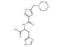 N-[5-(4-morpholinylmethyl)-3-furoyl]histidine
