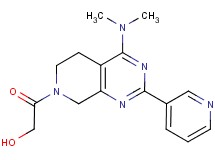2-[4-(dimethylamino)-2-(3-pyridinyl)-5,8-dihydropyrido[3,4-d]pyrimidin-7(6H)-yl]-2-oxoethanol