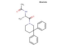N-[(1S)-2-(3,3-diphenylpiperidin-1-yl)-1-methyl-2-oxoethyl]acetamide